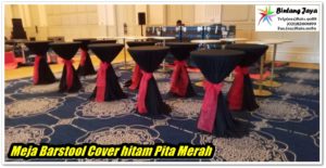 Sewa Meja Barstool Lengkap Cover di Jakarta Bekasi