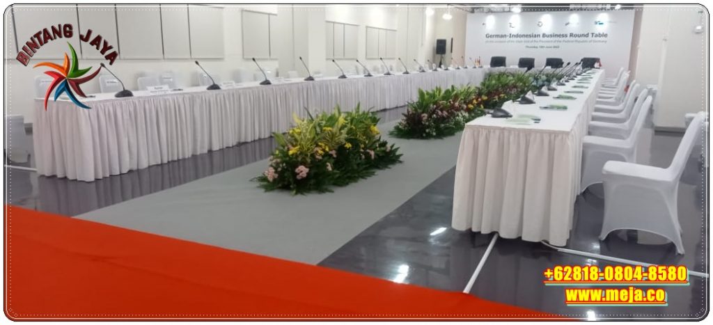 Rental Long Table Lengkap Bunga Meja Cantik Daerah Jakarta