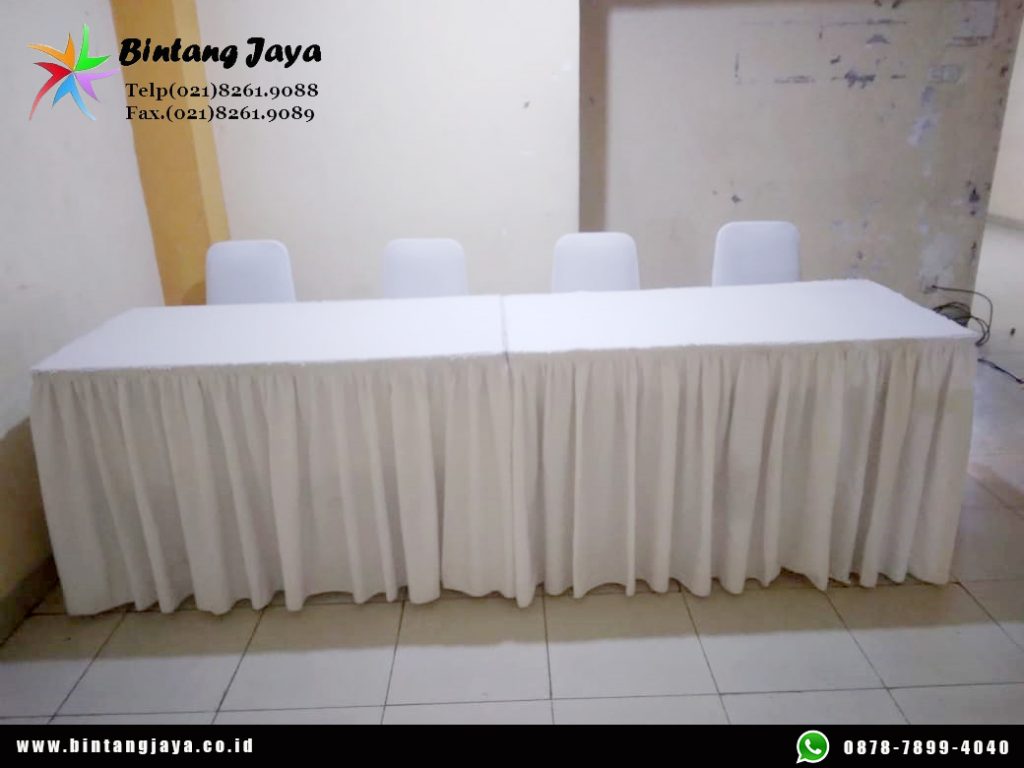 Perusahaan Sewa meja kotak Taplak skerting registrasi Jakarta Timur