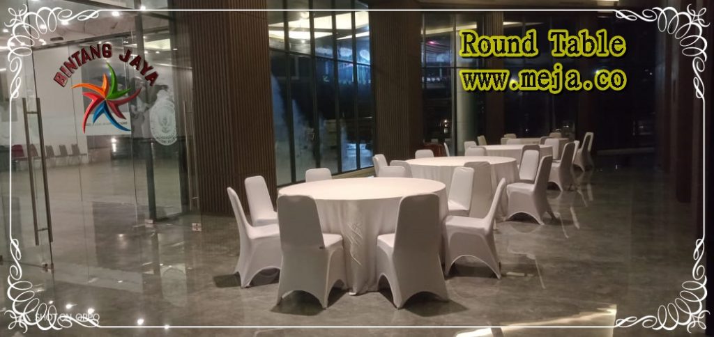 Rental Round Table Cover Bekasi Timur
