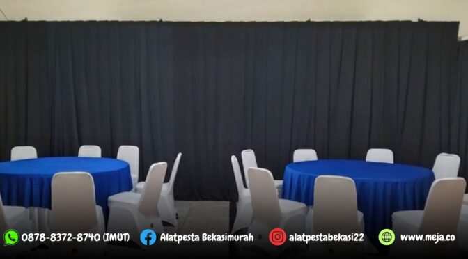 Rental Tirai Penutup Dinding Warna Hitam Jakarta 0878-8372-8740 (IMUT)