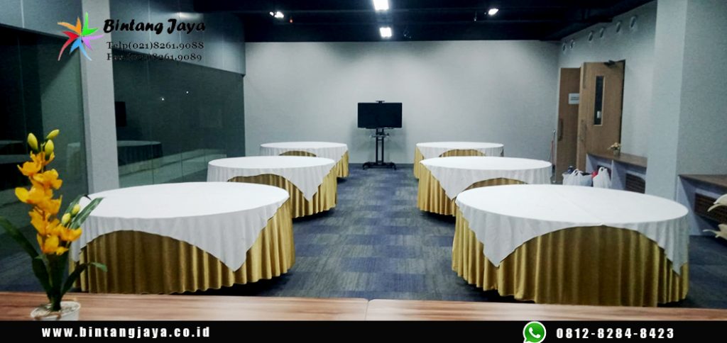 Sewa Meja Bulat Pamulang Tangerang Selatan
