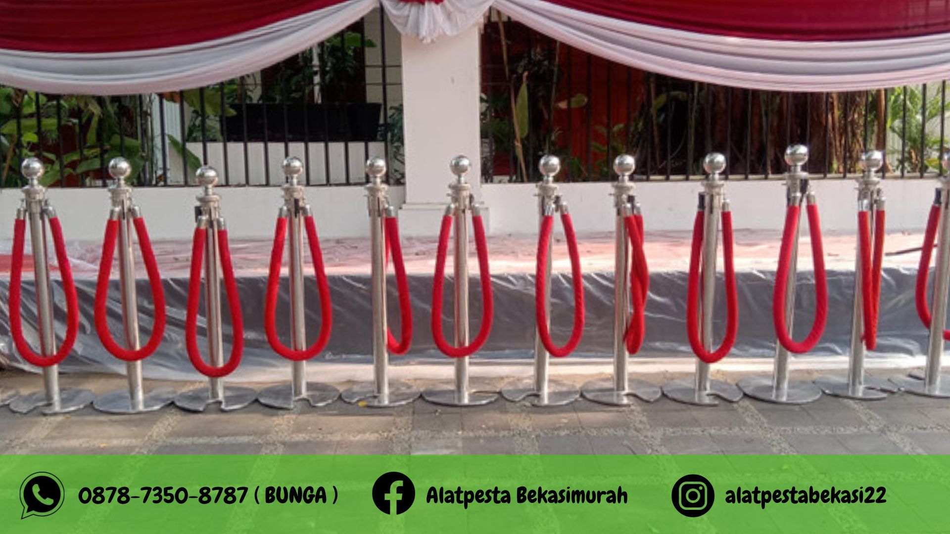 Standing Rope Stand Sewa Standing Rope Kawasan Industri Marunda Center Bekasi | Pusat Sewa ...
