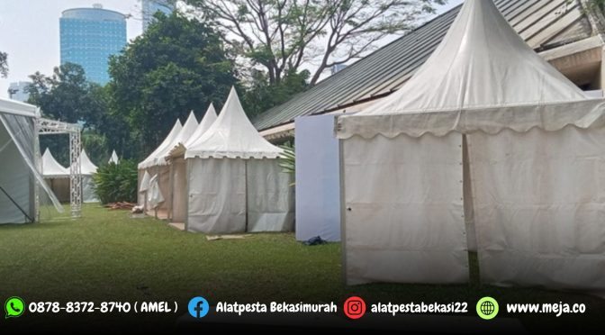 Sewa Tenda Roder dan Tenda Kerucut Atap Putih Jakarta