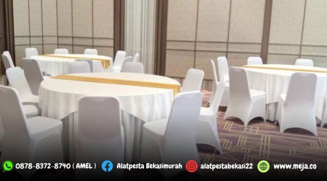 Rental Round Table Aneka Ukuran Model Dan Warna Taplak Purwakarta