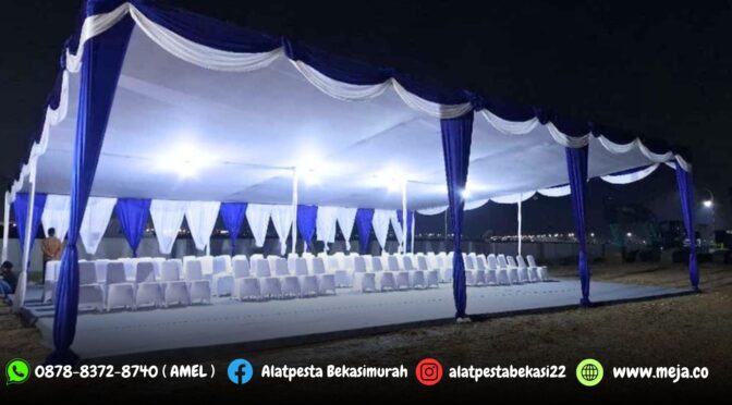 Jasa Sewa Tenda Dekorasi Plafon Putih Dan Poni Rumbai Jakarta