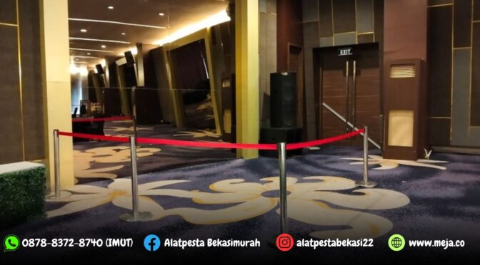 Pusat Sewa Tiang Pembatas Antri Standar Dan VIP Jakarta