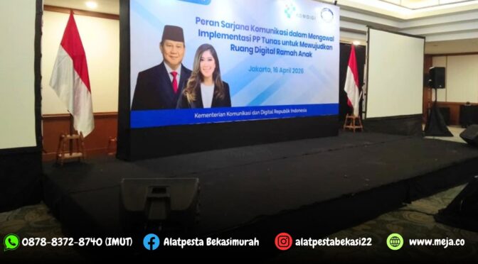 Rental Panggung Dan Backdrop Event PT.Sugity MM2100 Cibitung Bekasi