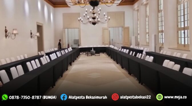 Sewa Meja Bundar Dan Kursi Susun Kelapa Gading Jakarta